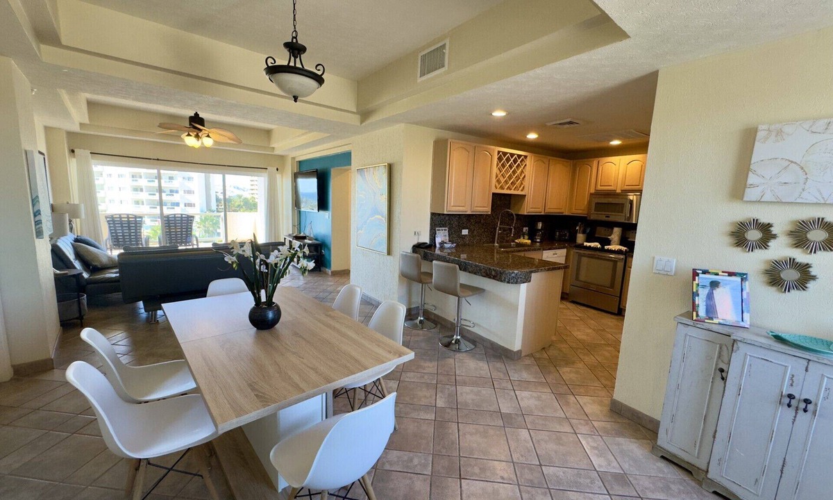 Sandy Beach Condo | Beautiful 2 Bedroom Condo at Las Palmas Rocky Point Sandy Beach; D-501