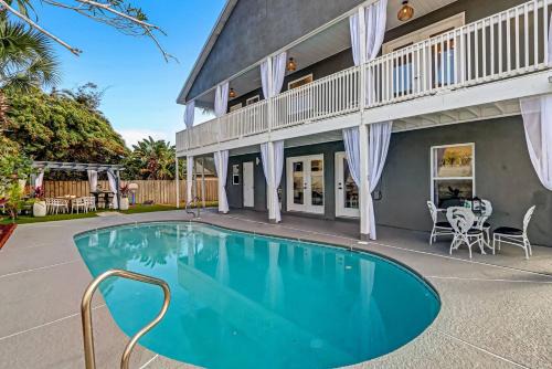 Vilano Beach House | Coastal Cabana - Private Pool - Walk to Beach