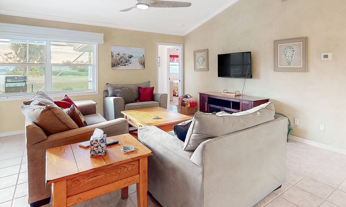 Long Meadow House | Golf course-view retreat with a private, heated pool, lanai, AC, & washer/dryer