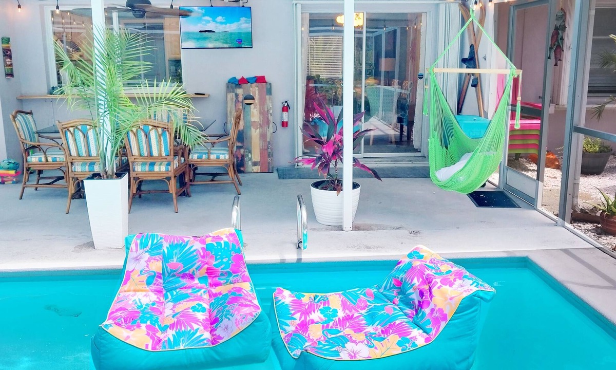 Villas House | Heated Pool/A Tiki Bar/Near The Beach/Kids & Pet fr.