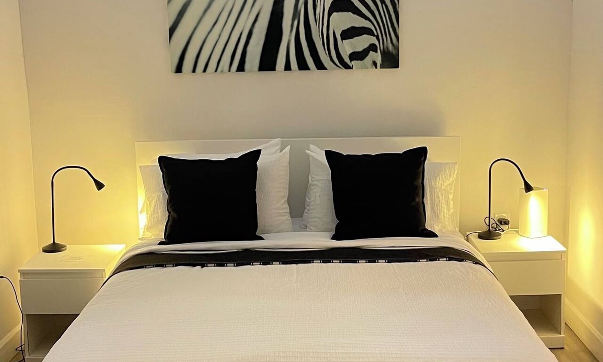 York - Haig Apartment | Modern Zebra Suite w/Sauna near Niagara