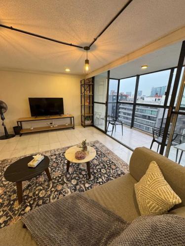 Los Morales House | Posh Polanco Stay TVs and Desks in Each Room