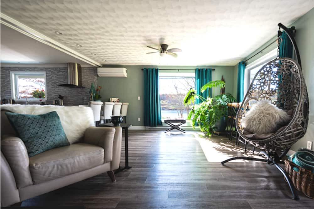 Milton House | Riverfront Home with Outdoor Living Spaces and Hot Tub