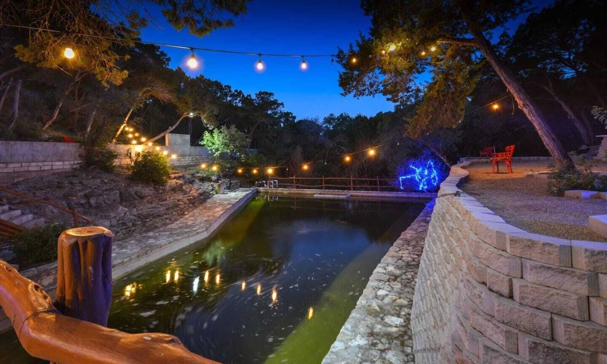 Westlake Highlands House | Romantic Secluded Studio with private Koi Pond and huge Natural Pool