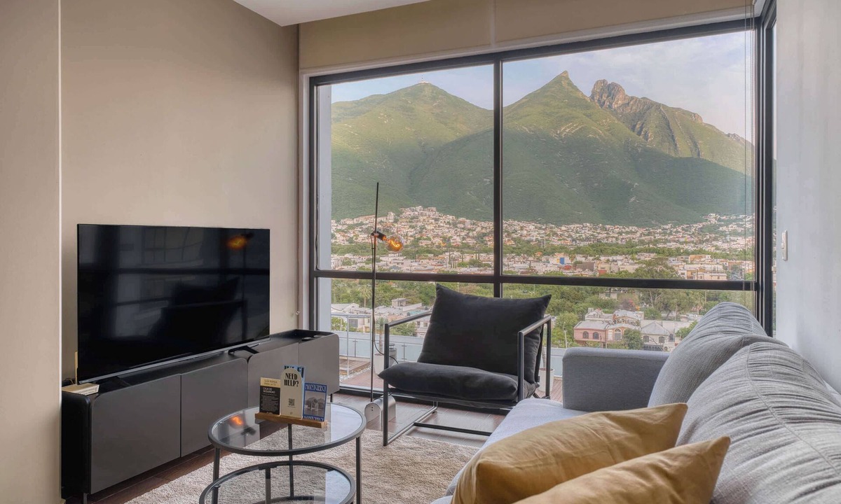 Monterrey Municipality Apartment | Upscale 1BR Oasis: A/C, Pool & In-Unit Laundry