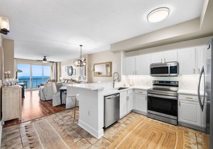 Gulf front! Beautifully decorated w/amazing views from the living room and master bedroom! Bch srvc included!