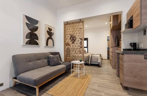 Roma Sur Apartment | 1) Loft Eugenia: Private King Size Bed Roma Sur