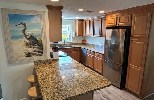 Bradenton Beach House | AMI Sunset Beach Gulf View Retreat w/Pool + Decks + WiFi + Dog-friendly