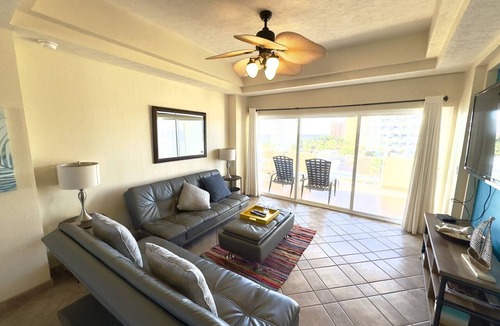 Sandy Beach Condo | Beautiful 2 Bedroom Condo at Las Palmas Rocky Point Sandy Beach; D-501
