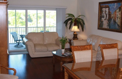 Palm Coast Condo | Beautiful Waterfront Canopy Walk Condo!