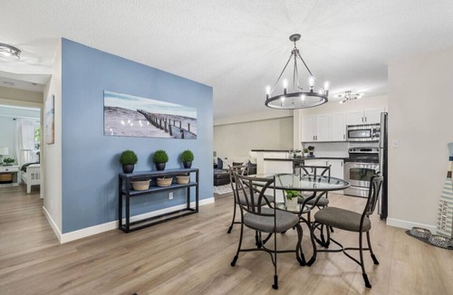 Invermere Apartment | Boardwalk Bliss | Outdoor Pool/Hot Tub | Fireplace