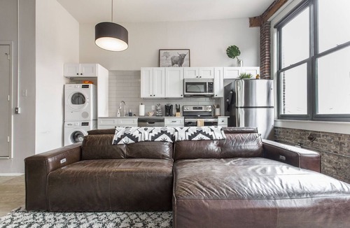 River Market Apartment | Brick Loft Centrally Located