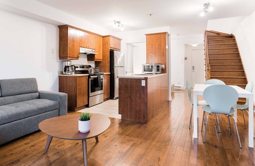 Hochelaga Apartment | Bright Loft HoMa 308 with Private Rooftop & AC