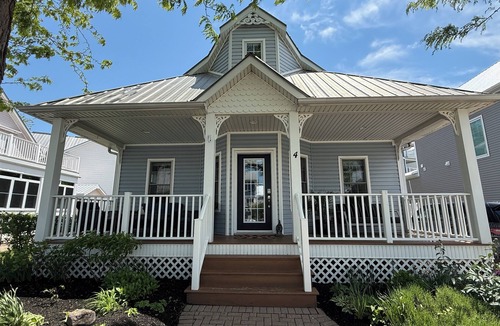 Crystal Beach House | Charming Beach House- gated community, private beach, lake views & golf cart