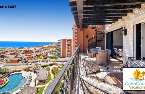Cabo San Lucas Condo | Copala 5607 - Rarely Rented 2BR Owner's Penthouse, Ocean Views, Rooftop Fire Pit