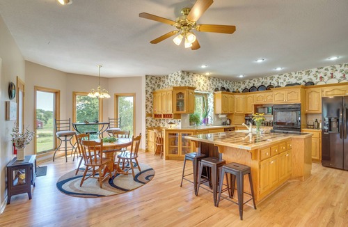 Jackson County House | Country Living w/Spacious Yard: Sibley Unit!