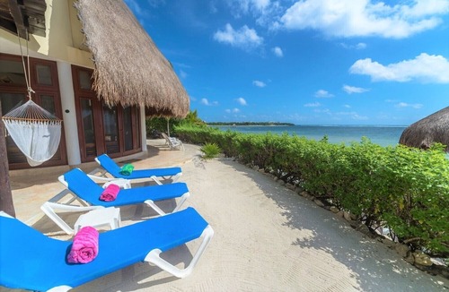 Soliman Bay Villa | Eco-chic beachfront villa, embrace the ocean breezes and white sandy beach!