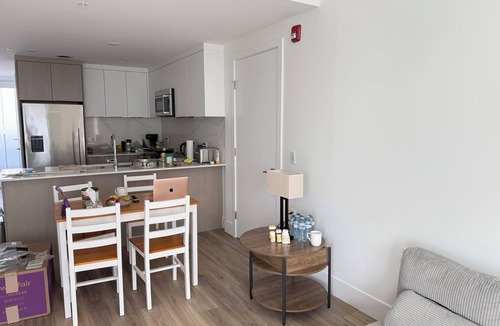 Grandview-Woodland Apartment | Furnished Brand-New 2B2B+Flex Condo Near Commercial Drive