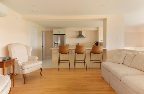 Little Pond Apartment | Ground level waterfront 2 bedroom with wrap around porch
