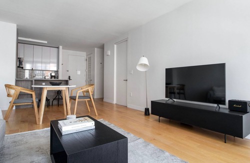 Lincoln Square Apartment | Hip Upper West Side 1BR w/Gym & W/D, nr Lincoln Center, by Blueground