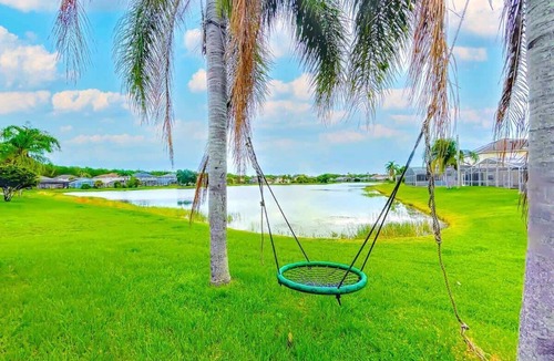 Meadow Woods House | Lake View Private Pool Home Near Disney and Airport