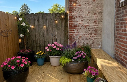 West Mount Airy Apartment | Light-Filled Boho Studio Alcove Retreat in Philly’s Best Neighborhood , new Deck