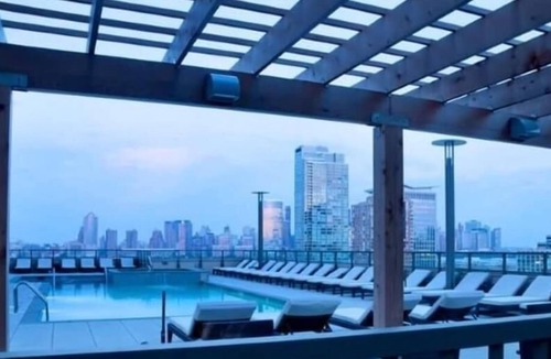 Hudson Exchange Apartment | Luxe 2BR | Sweeping Views | Jersey City by GLS