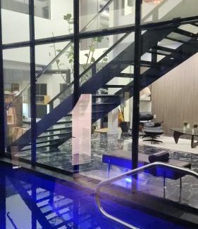 Medical Center District Villa | Modern home at Oaks Hill Country Club