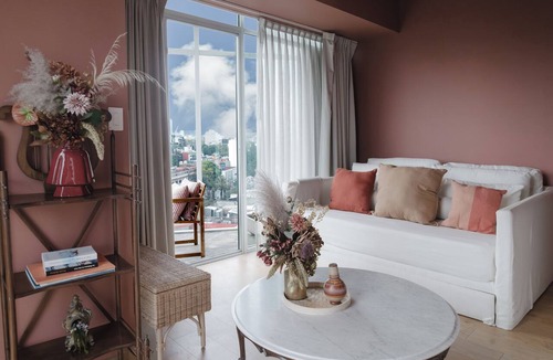 Roma Norte Apartment | Modern Loft with private balcony, fast wifi and AC in Roma Norte.