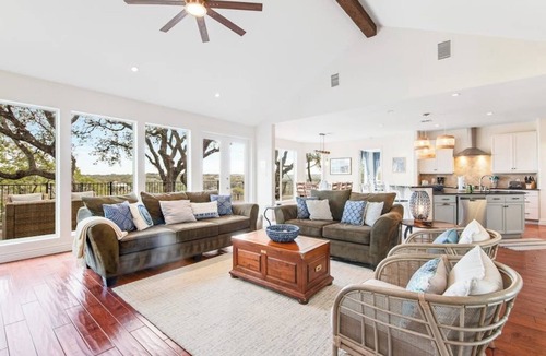 Paleface Lake Country Estates House | Natural cliffside oasis with impressive views, gas fireplace and dock