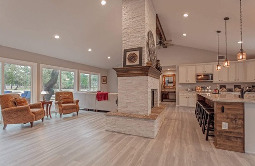 Canyon Lake House | Outdoor Utopia Acreage Retreat | Backyard with Private Pool, Playground | Families & Dogs Welcome