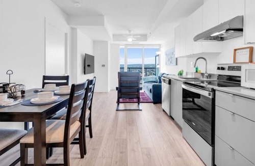 Burlington Condo | Panoramic Bliss & Urban Vista w/ Private Balcony