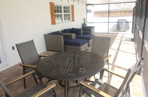 Naples Park House | Perfect recipe for relaxing, heated pool, walk to beach, bikes, stunning sunsets