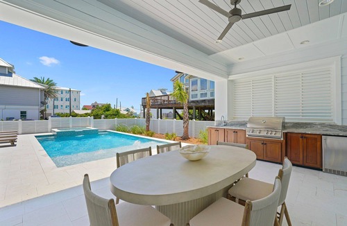 Inlet Beach House | Pompano Paradise - 30A Vacation House with Ocean Views, Private Pool & Golf Cart