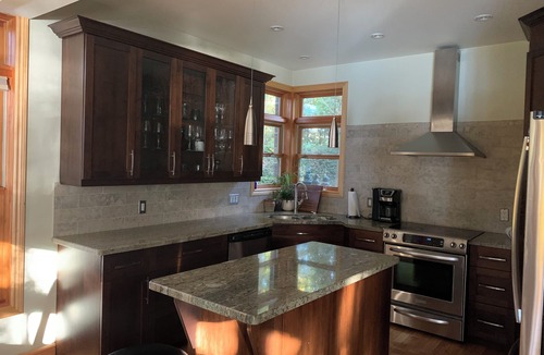 Brockton Cottage | Private Family Lakefront Cottage with Sandy Beach and Sunset Views