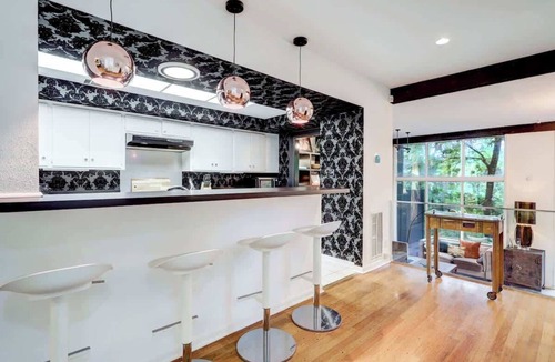 The Villages House | Retro Meets Wild on Buffalo Bayou w/60's Elegance