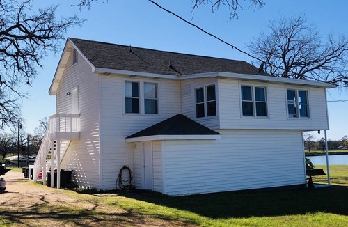 Buchanan Dam House | Small but cozy apartment style lakefront home on Buchanan Dam with great views!
