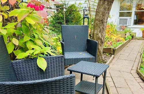 Hoboken Apartment | Spacious Apartment Steps From NYC, Private Yard