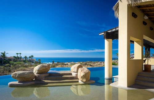 Cabo San Lucas Villa | Spectacular 8 BR Ocean View Casa Tita features A/C, WiFi, Wet Bar, Pool + More!