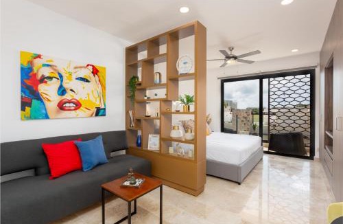 Zazil-ha Apartment | Studio bahay 42 a 1 min de la playa y 5ta av