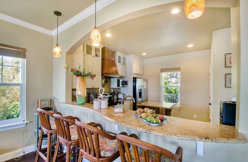 Wynnehaven Beach House | Stunning Waterfront Villa w Incredible Views - Htd Pool, Spa, Dock, Beach, Gm Rm