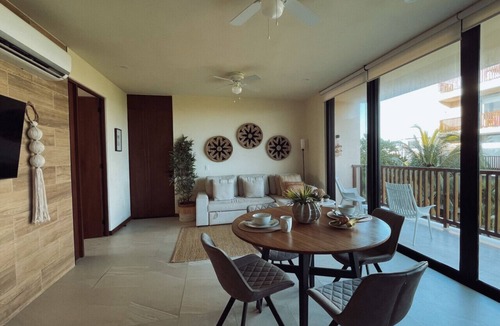 Isla Holbox Apartment | Sunset 2BR Apartment Steps from the Beach w/Ocean View