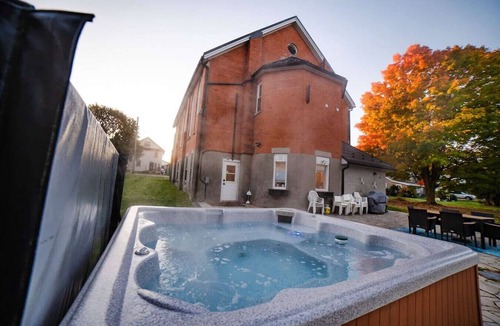 Morris-Turnberry House | The Chapel Retreat with Hot Tub and Game Room