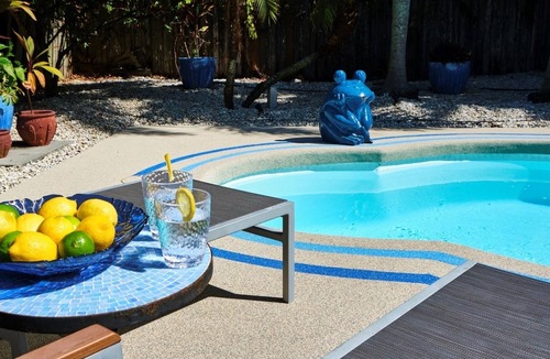 Ridge Wood Heights House | The Oasis-Private Heated Pool, Hot Tub, Outdoor living space-5mi to beach