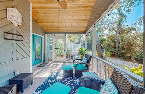 Vilano Beach House | Updated home with great outdoor space - close to the beach