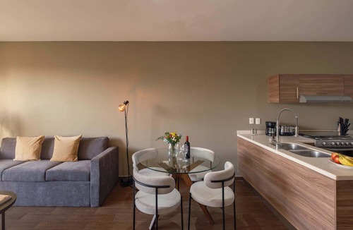 Monterrey Municipality Apartment | Upscale 1BR Oasis: A/C, Pool & In-Unit Laundry