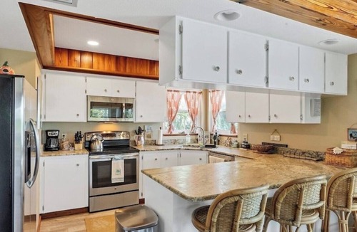 Cape Haze House | Waterfront Island Home with Heated Pool & Dock – Walk to Pristine Beach - Kayaks
