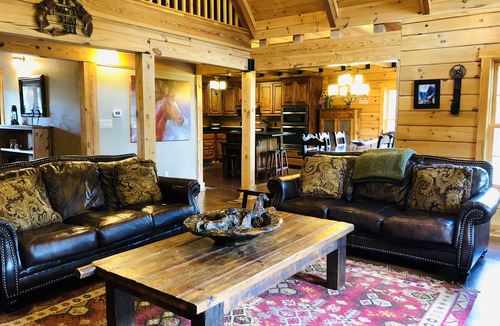 Marble Falls Cabin | Waterfront Retreat w/Pool, Hot Tub & Game Room