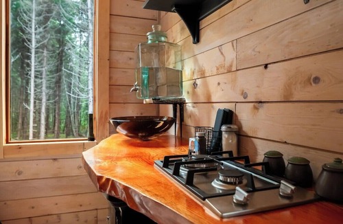 Harvey Cabin | Welcome to Jack Pine Junior the ultimate retreat. Come and relax by the fire.