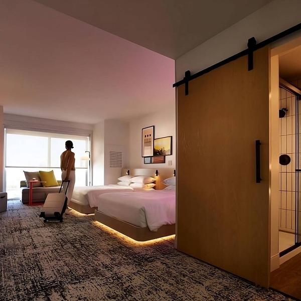 4 Units | Two Queens Room, High Floor Views | Hard Rock Downtown Atlanta